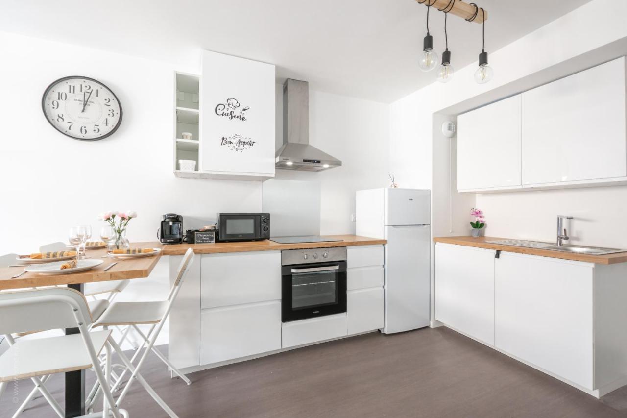 The Sunshine- Appart Cosy Proche Paris-Disney Avec Parking Prive Dans Residence Meaux Luaran gambar