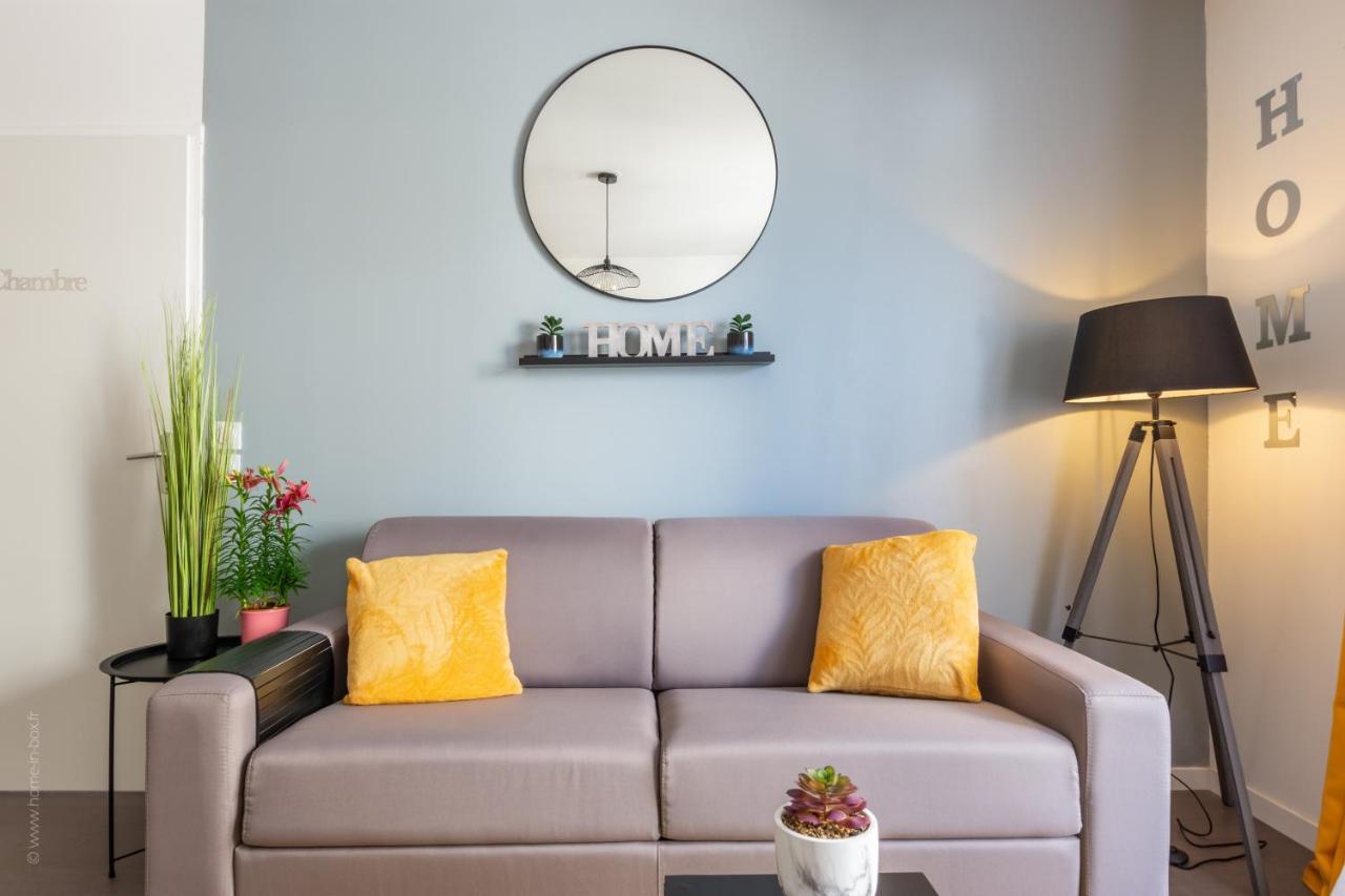 The Sunshine- Appart Cosy Proche Paris-Disney Avec Parking Prive Dans Residence Meaux Luaran gambar