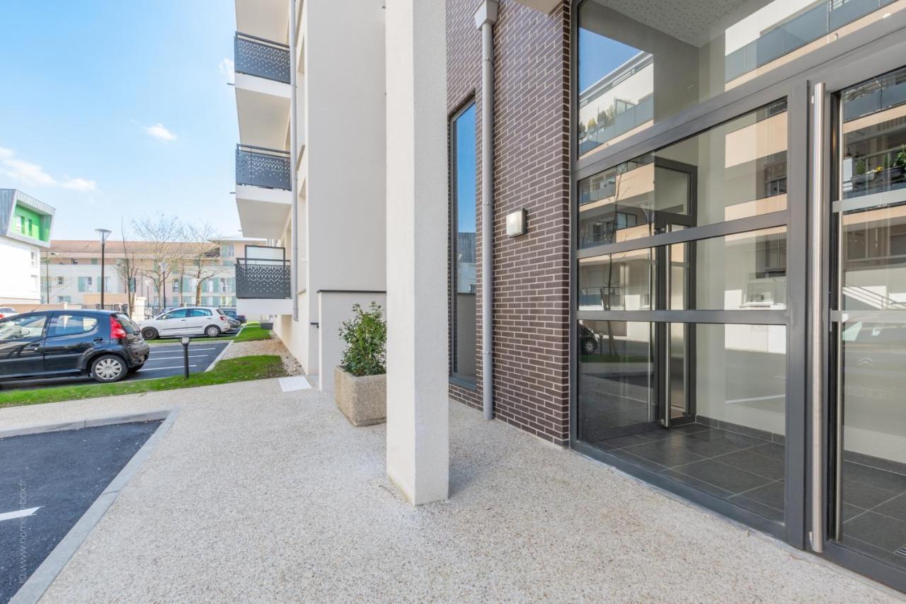 The Sunshine- Appart Cosy Proche Paris-Disney Avec Parking Prive Dans Residence Meaux Luaran gambar