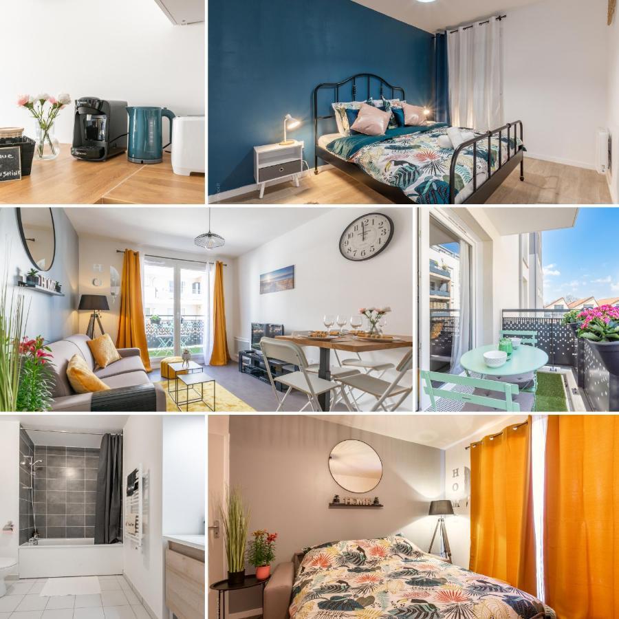 The Sunshine- Appart Cosy Proche Paris-Disney Avec Parking Prive Dans Residence Meaux Luaran gambar