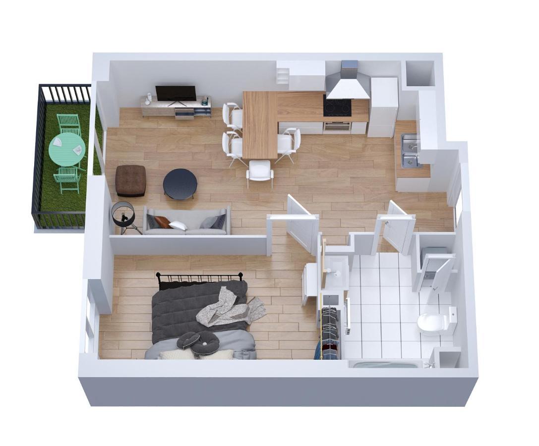 The Sunshine- Appart Cosy Proche Paris-Disney Avec Parking Prive Dans Residence Meaux Luaran gambar